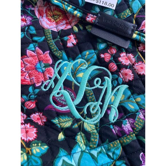 Vera Bradley Women Large Floral Laptop Tote NWT - Picture 5 of 9